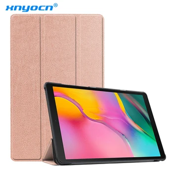 

Xnyocn Case For Samsung Galaxy Tab S5e 2019, Ultra Thin Slim Shell Trifold Stand Cover with Frosted Back with Auto Wake & Sleep