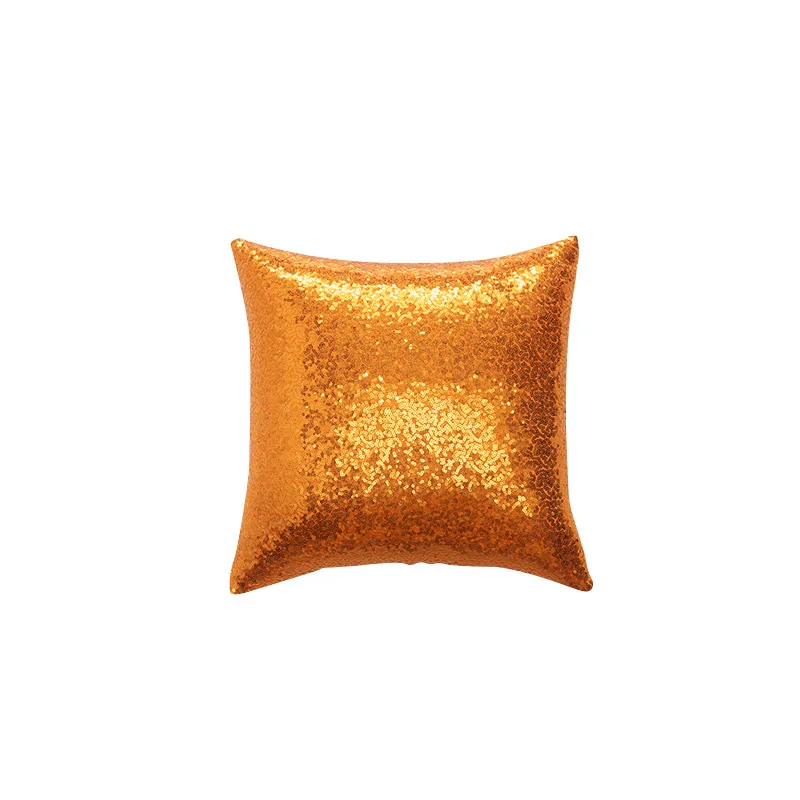 Luxurious Mermaid Glitter Sequin Cushion Cover - 40x40cm Decorative Throw Pillowcase