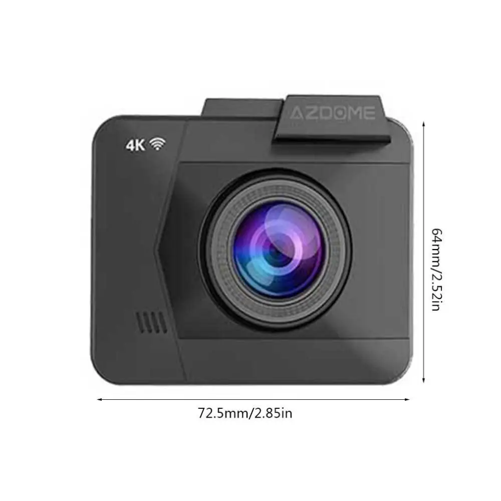 M06 Wifi Встроенный Gps двойной объектив Fhd 1080P фронтальная+ Vga камера заднего вида Автомобильный видеорегистратор 4K видеорегистратор WDR с функцией ночного видения