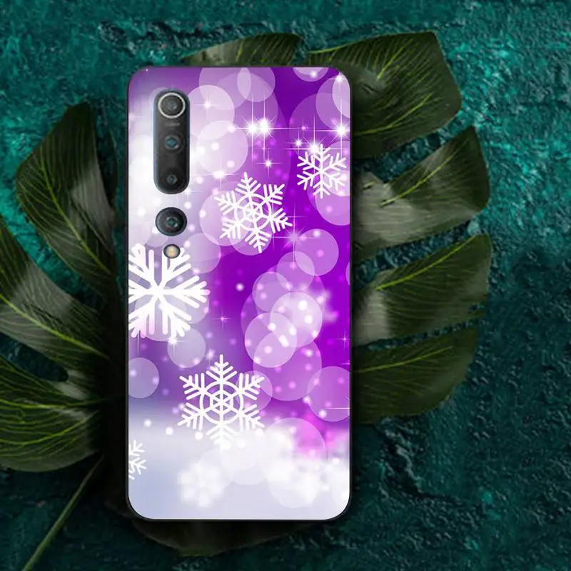 FHNBLJ snowflake Winter white snow Phone Case for RedMi note 4 5 7 8 9 pro 8T 5A 4X case xiaomi leather case Cases For Xiaomi