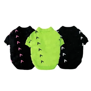 

Winter Designer Dog Sweaters for Small Medium Dogs Letter Print French Bulldog Clothes Puppy Sweaters Schnauzer Pug Clothing A14