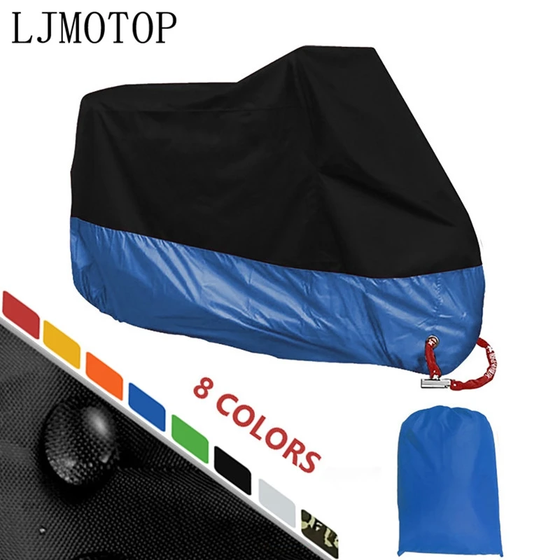 

Motorcycle cover waterproof rain cover outdoor UV protection For Suzuki GSF600 Bandit BURGMAN 400 GSXR 1000 1100 400 VS800