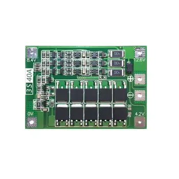 

3S 40A Li-Ion Lithium Battery Charger Protection Board PCB BMS with Balancer for Drill Motor 11.1V 12.6V Lipo Cell Module