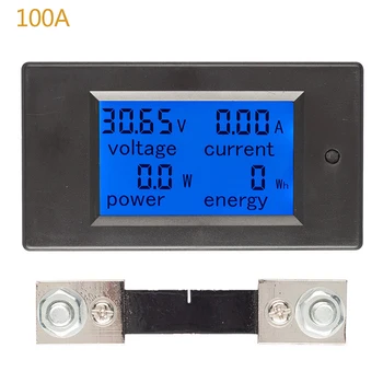 

HOT SALE DC digital voltage ammeter power and electricity consumption battery tester