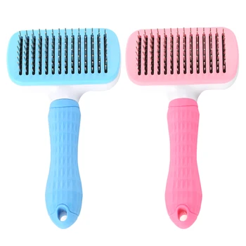 

Pet Needle Comb Automatic Brush Grooming Toll for Dogs Cats Hair Removal