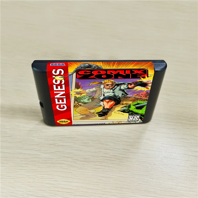 Игровой картридж NTSC Comix Zone 16 bit MD для консоли MegaDrive Genesis|game cartridge bits|cartridge bitcartridge game |