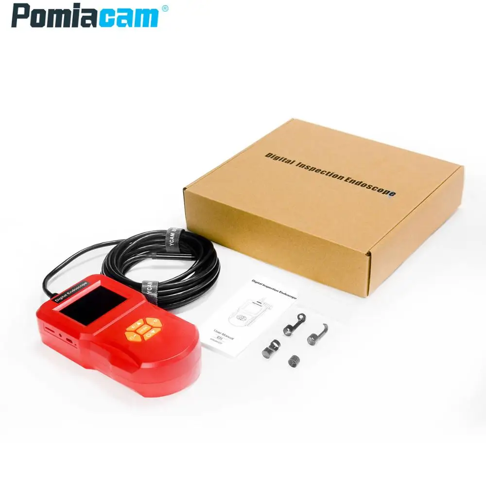 

Endoscope Camera with 2.4 Inch LCD Screen 3M 5M Cable Handheld Inspection Borescope Camera USB charge