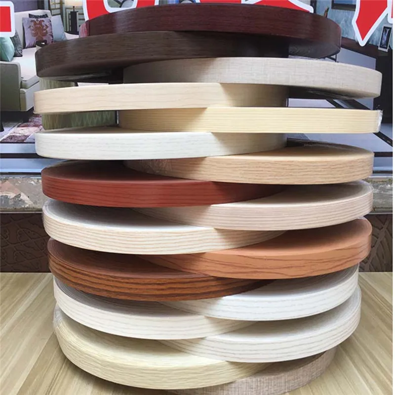 Self Adhesive Furniture Wood Veneer Decorative Edge Banding Pvc Wood Veneer Decorative Edge Banding Pvc
