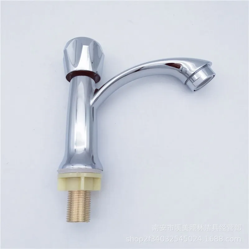 

Zinc Alloy Basin Faucet Small Desktop Wash Basin Fast Open Faucet Bathroom Single Cold Faucet Manufacturers