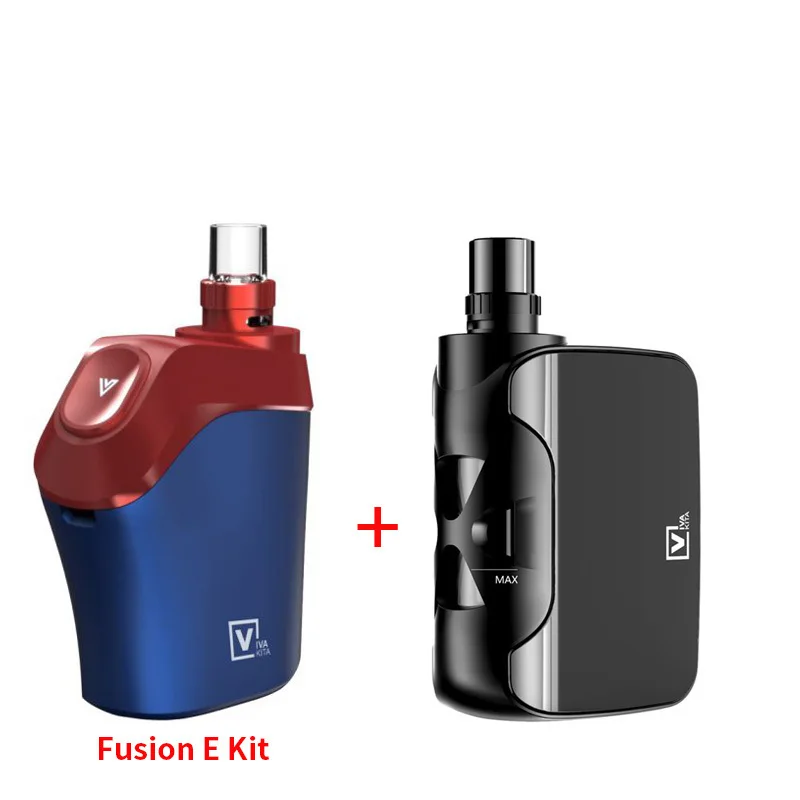 Vivakita fusión E kit atomizador 850mAh vaporizador 20W vaporizador KIT de caja de cigarrillos electrónicos mod 2,0 ML niño-bloqueo atomizador compacto