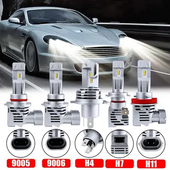 

2PCS M3 ZES LED Fog Light ZES H4 H7 H11 Auto 10000LM Front Lamp 9005 9006 60W 6500K M3 Cars Bulbs High Power Headlight White