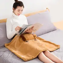 60x80 см USB перезаряжаемое электрическое отопление одеяло наколенники для дома и офиса