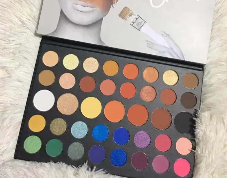 Новинка, тени для век James Charles Makeup Artist, 39 цветов, палитра теней для век, натуральный стойкий блеск, сияющая косметика для красоты