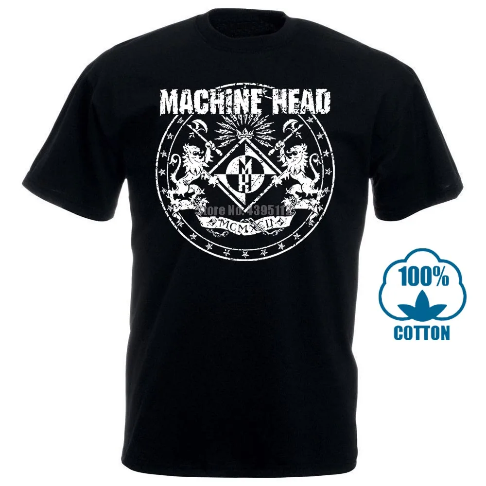 

Machine Head Classic Crest T Shirt S M L Xl 2Xl Brand New Official