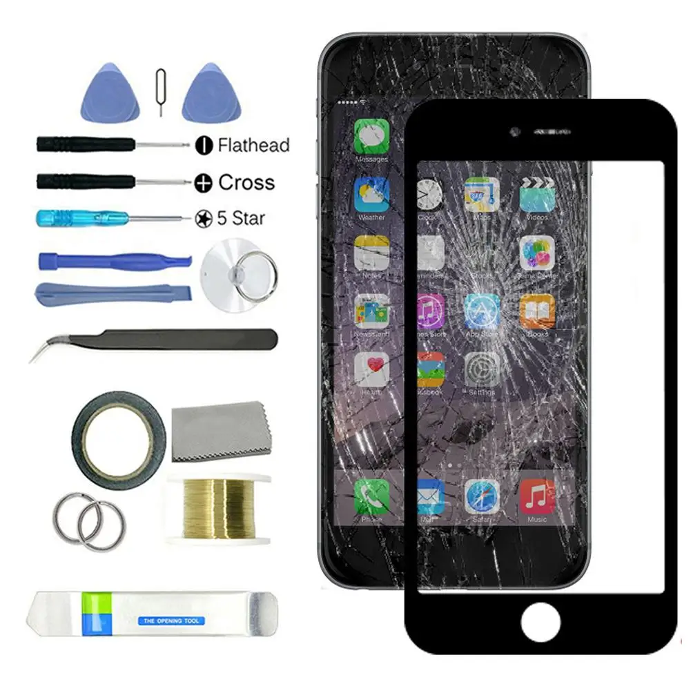 Glass Screen Lens Repair Kit for iPhone 