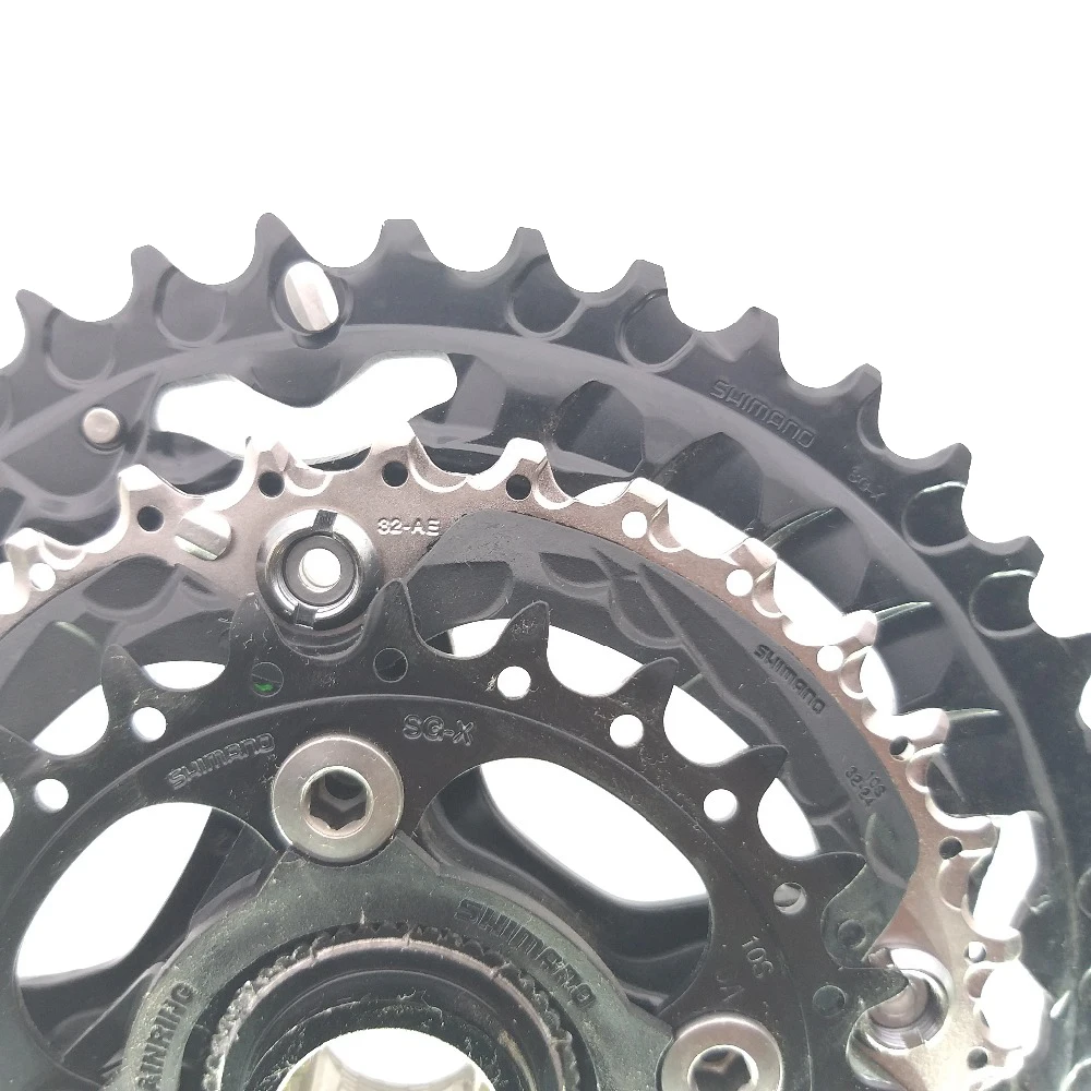 neus Klap temperament shimano FC-M522 M523 mountain bike crank 10S 30 speed hollowtech crankset  175mm 42-32-22T chainwheel BB-ES300 ES25 113mm 126mm - AliExpress Sports &  Entertainment