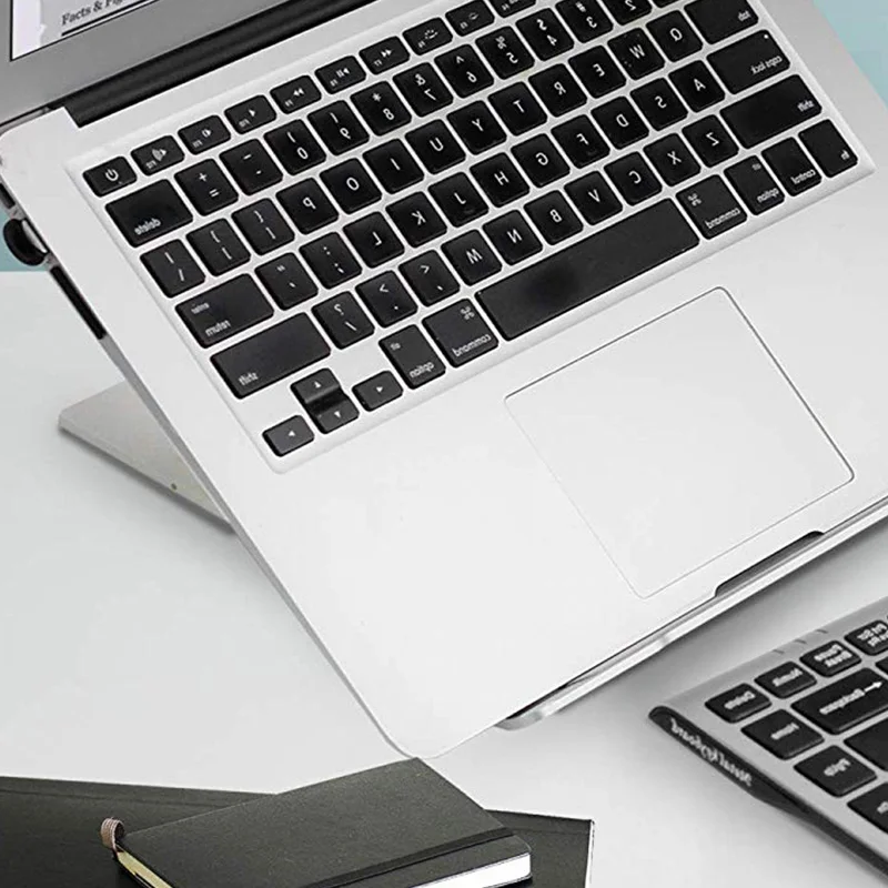 Регулируемая алюминиевая подставка для ноутбука, совместимая с Apple Mac MacBook от 10 до 14 дюймов, вентилируемая эргономичная настольная скамья Mou