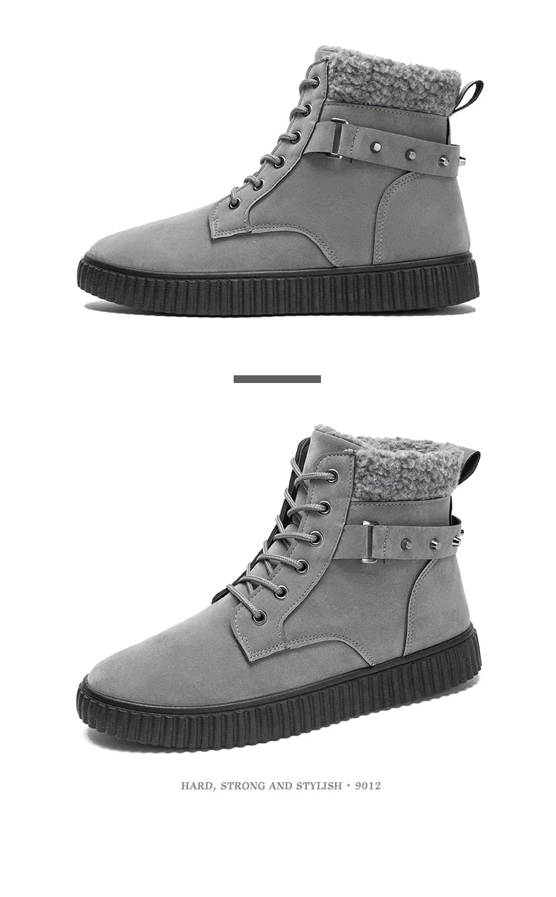 VESONAL/брендовые модные зимние ботинки для взрослых; повседневная мужская обувь; зимние теплые короткие плюшевые ботинки; мягкая удобная обувь на меху