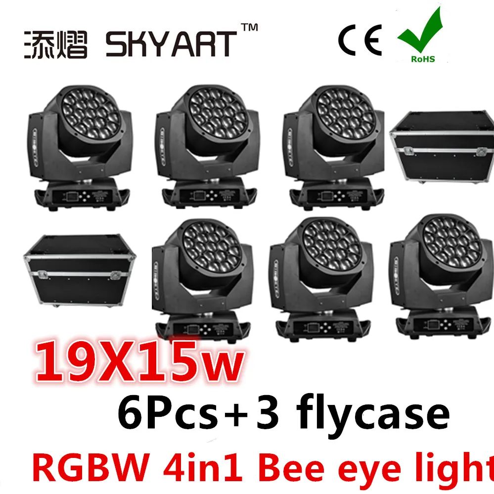 

19x15W RGBW led zoom beam Wash Professional k10 b-eye bee eye led moving head light