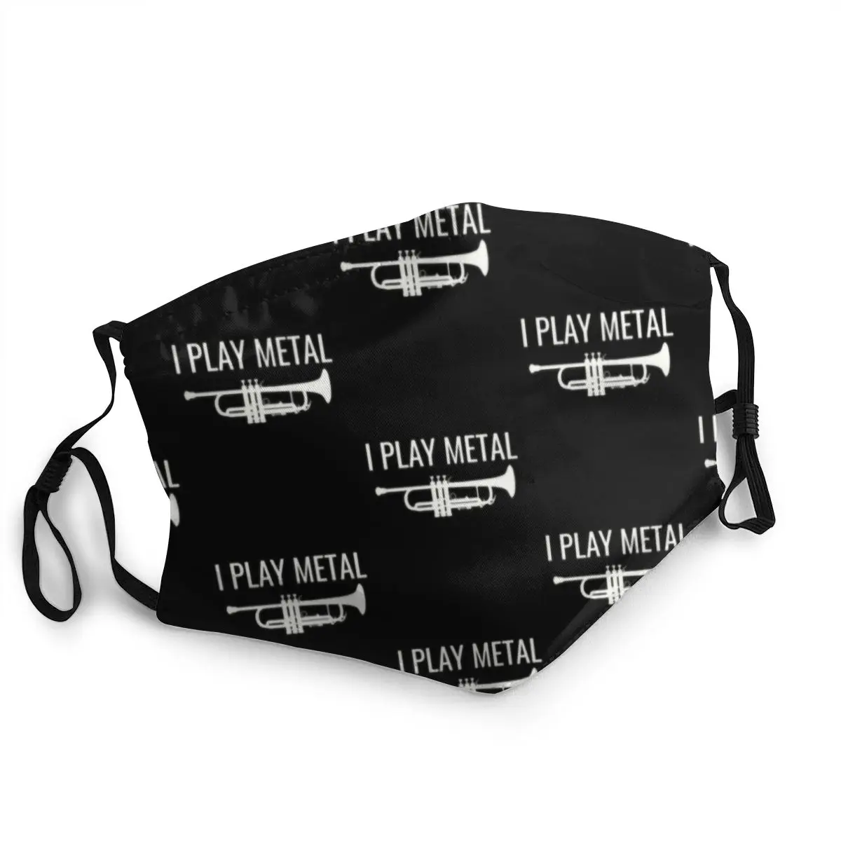Men Women Trumpet I Play Metal Mask for Face Anti Haze Jazz Music Gift Protection Cover Respirator Washable Mouth-Muffle | Аксессуары