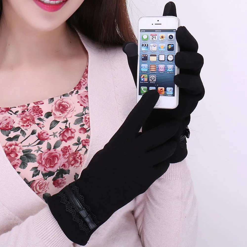 Осень зима новые модные женские зимние уличные спортивные теплые перчатки теплые зимние перчатки женские перчатки для сенсорного экрана# O11