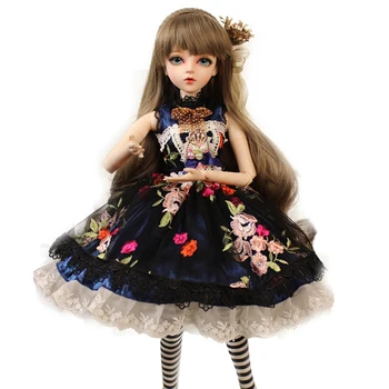 

60cm 1/3 BJD Dolls Mechanical Joints Princess Doll Set For Kids - Maud (Included Eyes + Handmade Makeup + Full Clothes As Shown)