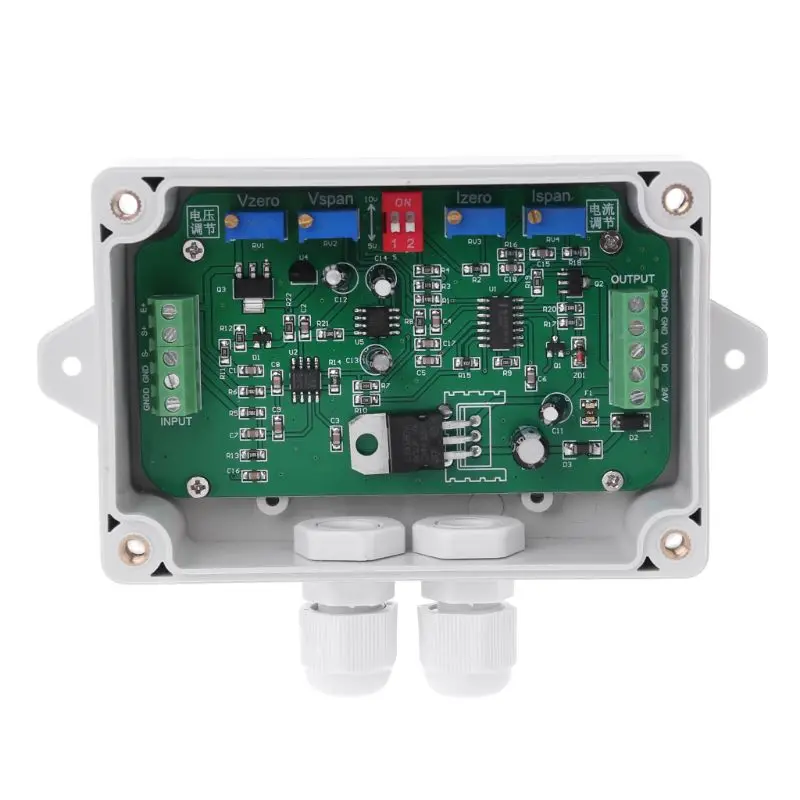 

Cell Amplifier DC 12V 24V 4-20mA Weighing Transmitter load Weight Sensor Amplifier Load Cell Transducer
