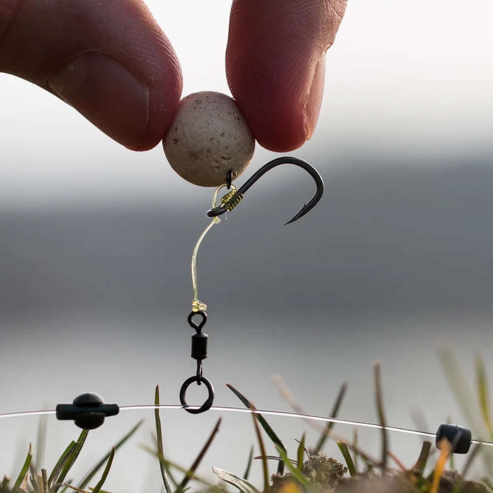 

5Pcs/Lot Carp Fishing String Hook Anti-winding String Hook Transparent Wire Binding Hook Combination Fishing Gear Accessories