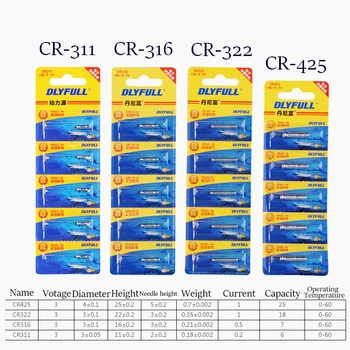 HOT PRICE ❤️ CR316 Luminous Floats Battery CR322 Buoy Battery 50 Hours Continuous Using CR311 Mercury Leak Proof Fishing Battery Accessories - discount item 35% OFF Sports & Entertainment
