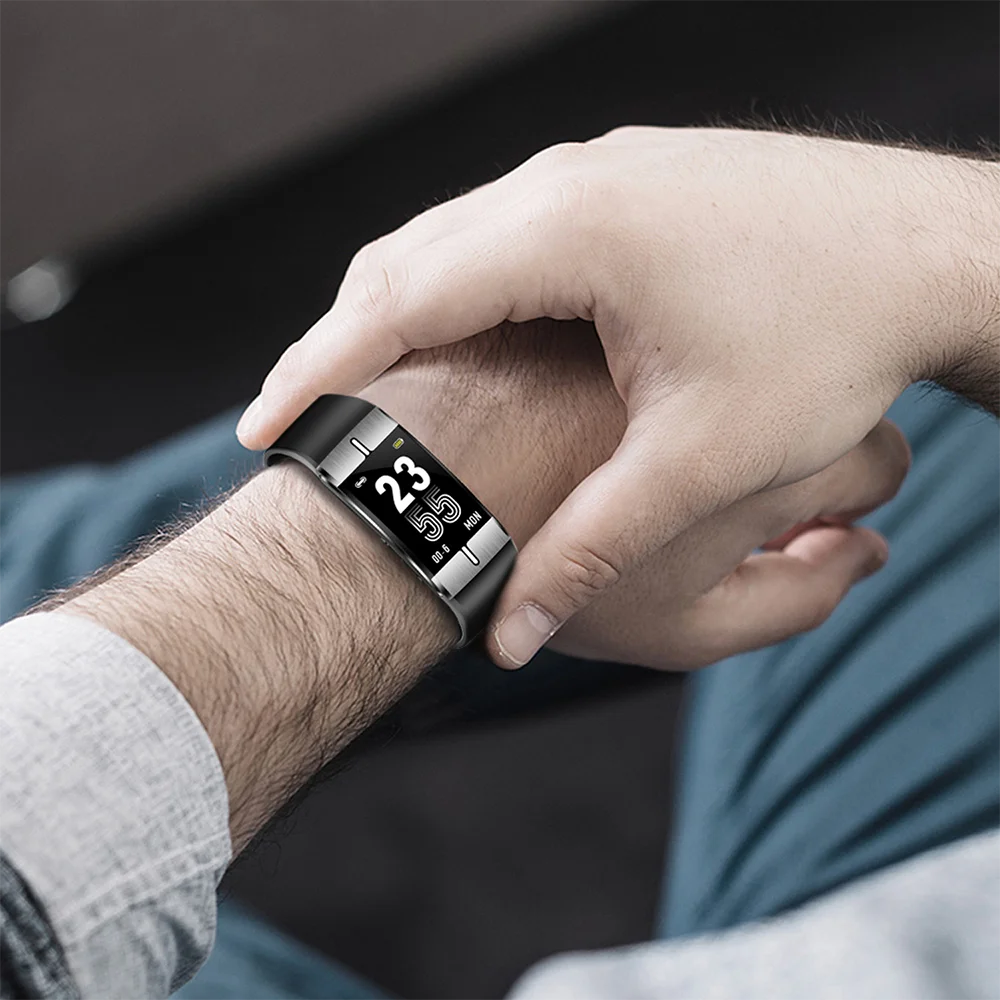 BM08 Smartband водонепроницаемый IP68 плавательный браслет Bluetooth монитор сердечного ритма во время сна часы цветной экран трекер активности Спорт