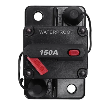 

12V/24V Car Marine Audio Fuse Holder 150A Manual Reset Circuit Breaker