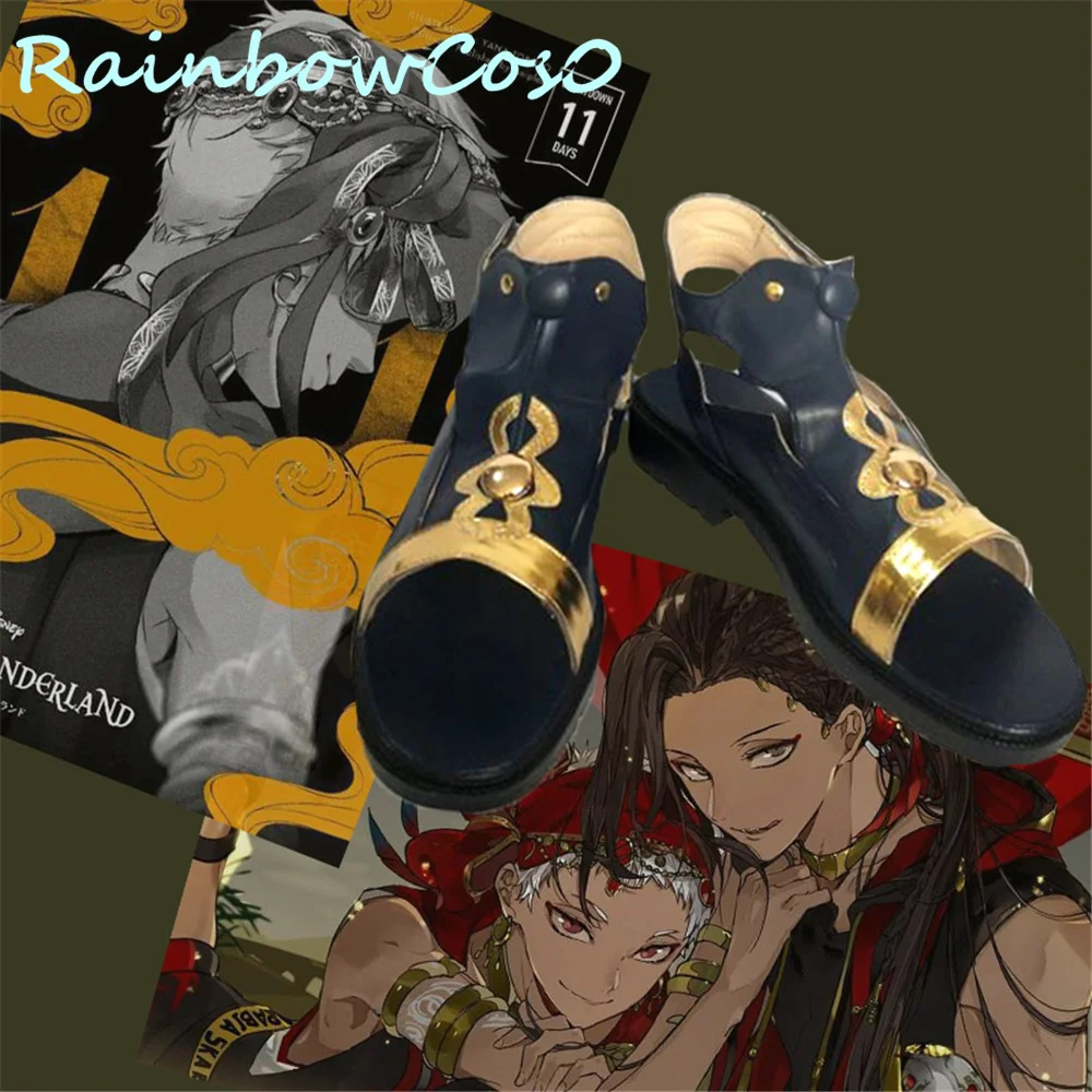 

Twisted-Wonderland Karim Cosplay Shoes Boots Game Anime Halloween RainbowCos0 W1448