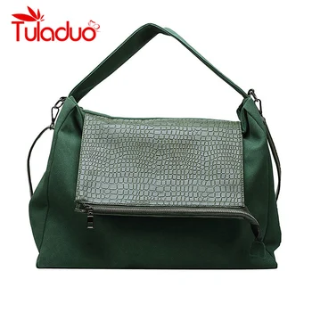

Women Shoulder Bag Fashion Brand Designer Handbag Retro Crocodile Print Leather Ladies Handbag Large Tote Bag Women Handbag