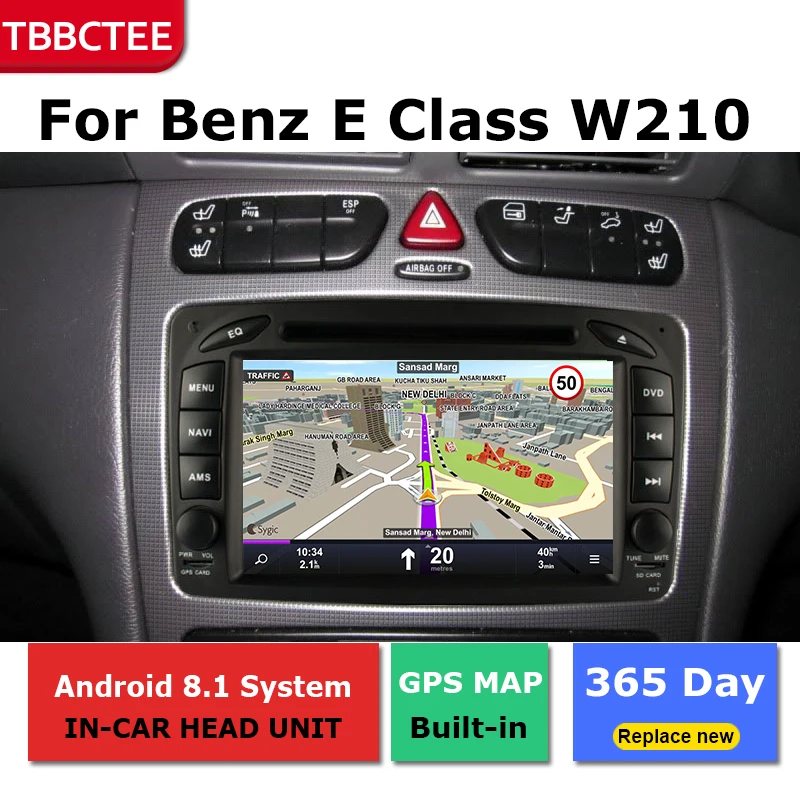 Android автомобильный gps навигатор для Mercedes Benz E Class W210 1995~ 2003 автомобильный dvd-плеер BT, RDS Mlutimedia плеер Navi 2Din WiFi