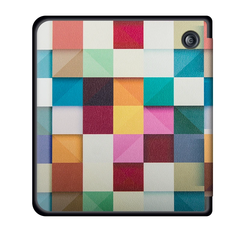 Premium PU Leather Origami Stand Case for 7-Inch E-Readers with Slim Magnetic Wake/Sleep Cover