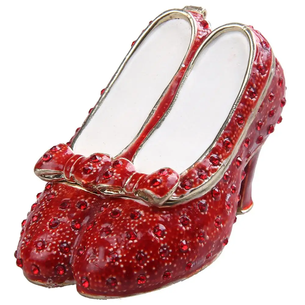 Подарок волшебника Оз шкатулка для украшений bejeweled модная обуви металлическое