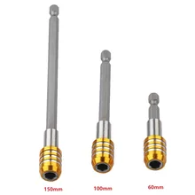 

1 Pcs Drill Bits Holder Set Screwdirve Bit Extension Bars Kit Drill Bits 60/100/150mm 1/4'' Hex Shank For Electric Drill Parts