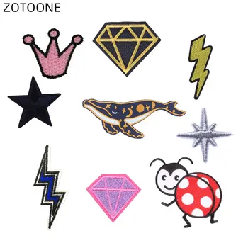 

ZOTOONE Iron Sew on Patches Heat Transfer for Clothing Jeans Bag Badge Sticker for Kids Applications DIY Embroidery Appliques G