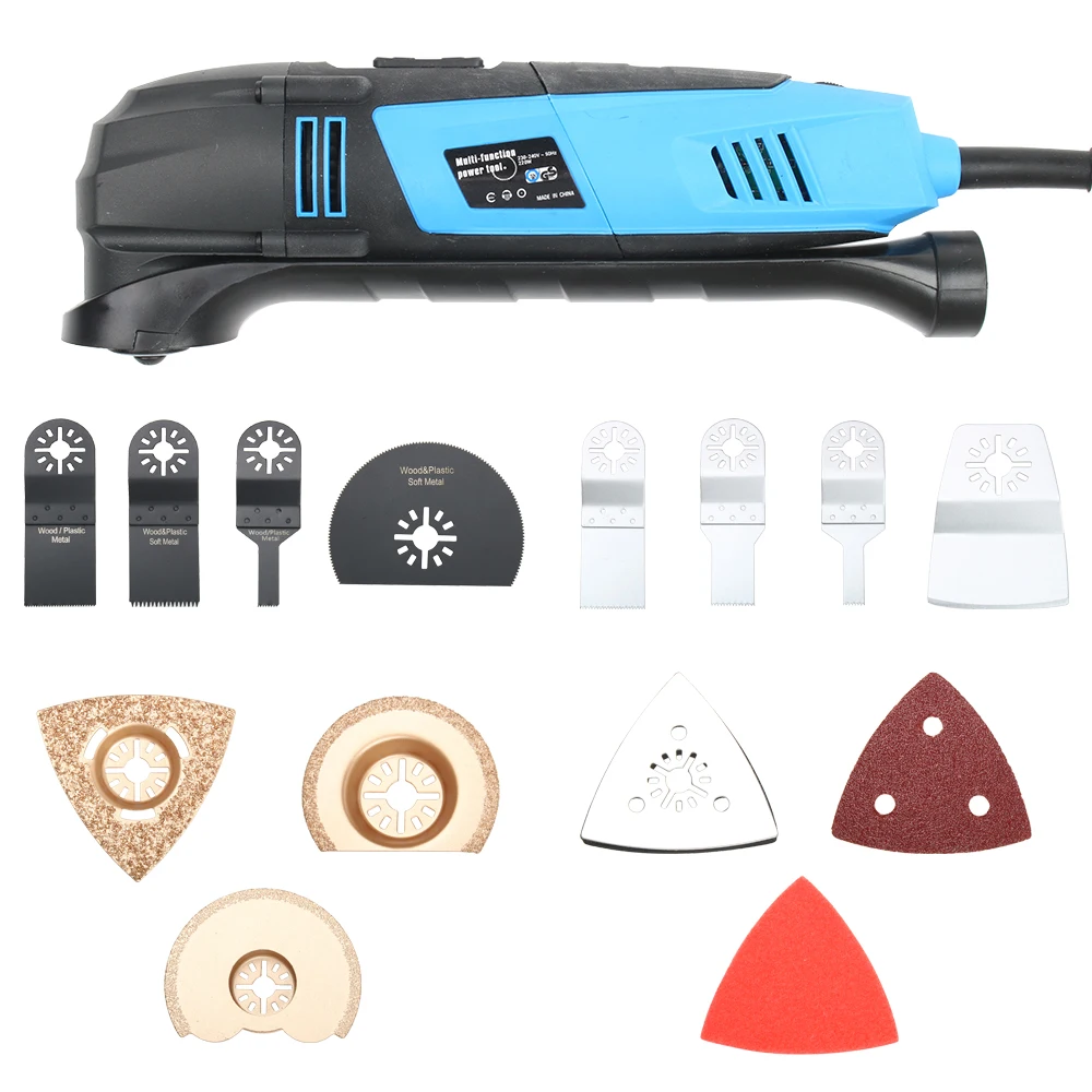 

37pcs Renovator Tool Oscillating Trimmer Home Renovation Tool Trimmer woodworking Tools Multi-Function Electric Saw