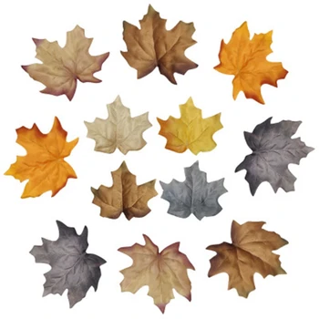 

Vivid Artificial Silk Maple Leaves for Home Wedding Party Christmas Decoration Scrapbooking Fake Flower