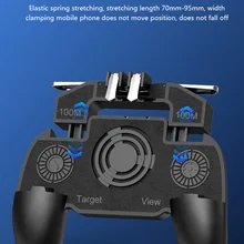 Контроллер геймпад мобильный триггер L1R1 джойстик для шутеров игровой коврик держатель телефона кулер вентилятор Банк джойстик