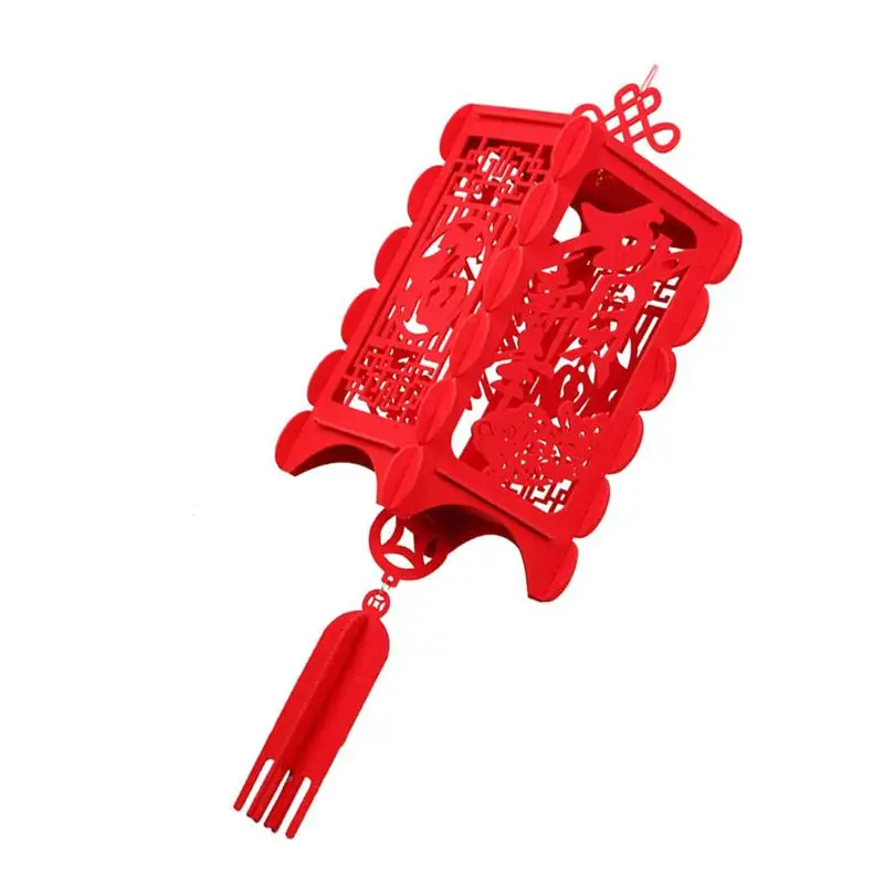 Суд красный фонарь китайский традиционный фонарь s праздничный войлочный тканевый подвесной декоративный фонарь на год, праздник весны