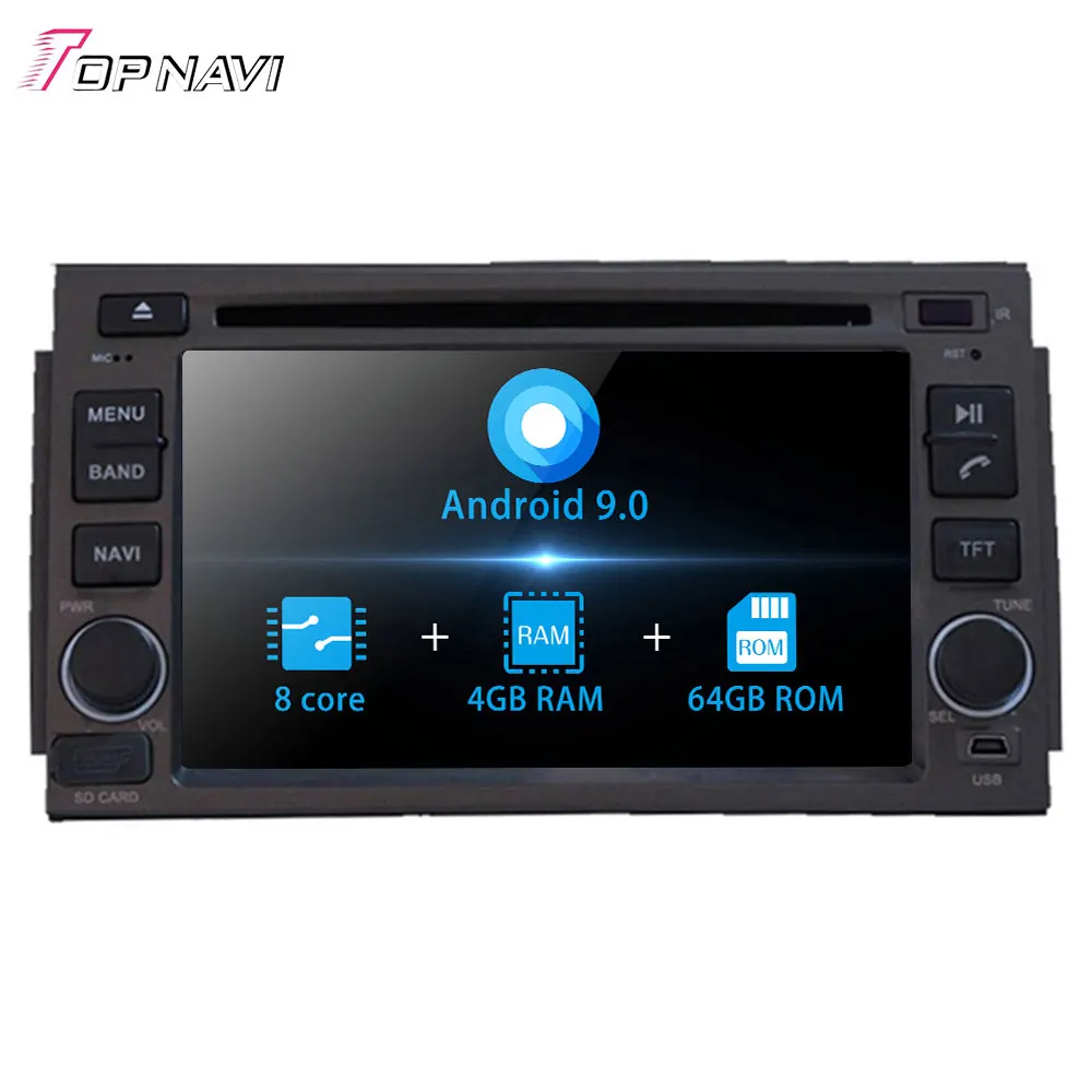 Авторадио 6 2 'ɺndroid 9 0 Восьмиядерный автомобильный радиоплеер для Hyundai Azera