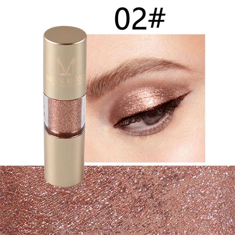 Женская мода maquillaje металлические блестящие тени для век водостойкие блестящие жидкие подводки для глаз макияж maquillajes para mujer - Цвет: B