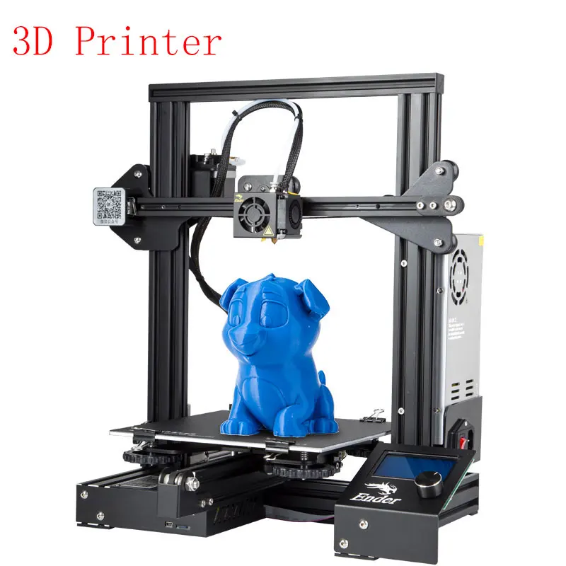 CREALITY 3d принтер Ender-3/Ender-3X улучшенное закаленное стекло опционально, V-slot Resume power Failed Printing DIY KIT Hotbed