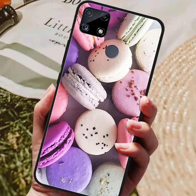cell phone belt pouch For Realme C25s Case Silicon Back Cover Phone Case for Realme C25s RMX3195 C 25S C25 S Cases Realme C25s Soft bumper coque mous wallet Cases & Covers