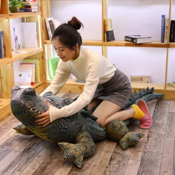 

Alligators Stuffed Animal Crocodiles Plush Toy Large Realistic Stuffed Child Pillow Cushion Soft Cuddly for Kids Girls L