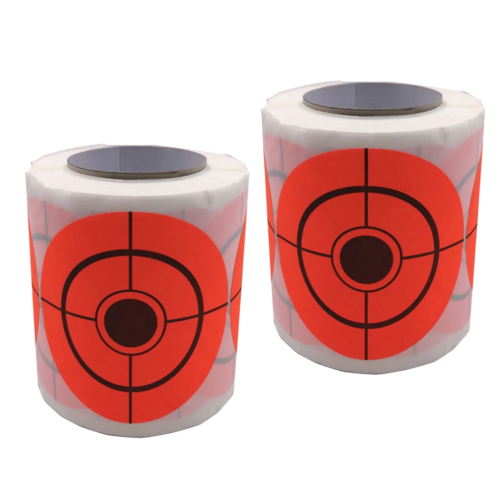 500 Lot High Visibility  Targets Self Adhesive For  Practice