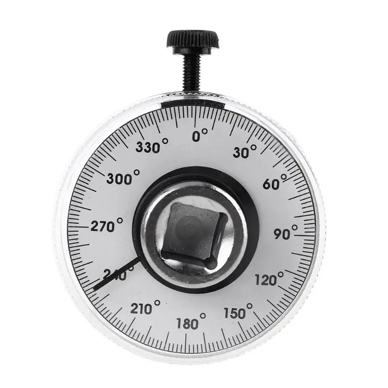 

OOTDTY 1/2" Drive Torque Angle Gauge Automatic Rotation 360 Protractor With Wrench Dropshipping 63HF