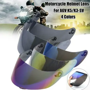

Full Face Detachable Motorcycle Helmet Lens Shield Visor Anti-UV Fit AGV K3SV K5